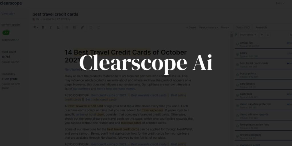 Clearscope AI