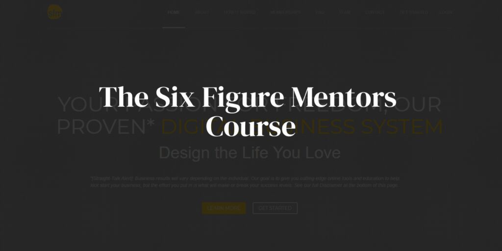 The Six Figure Mentors Course