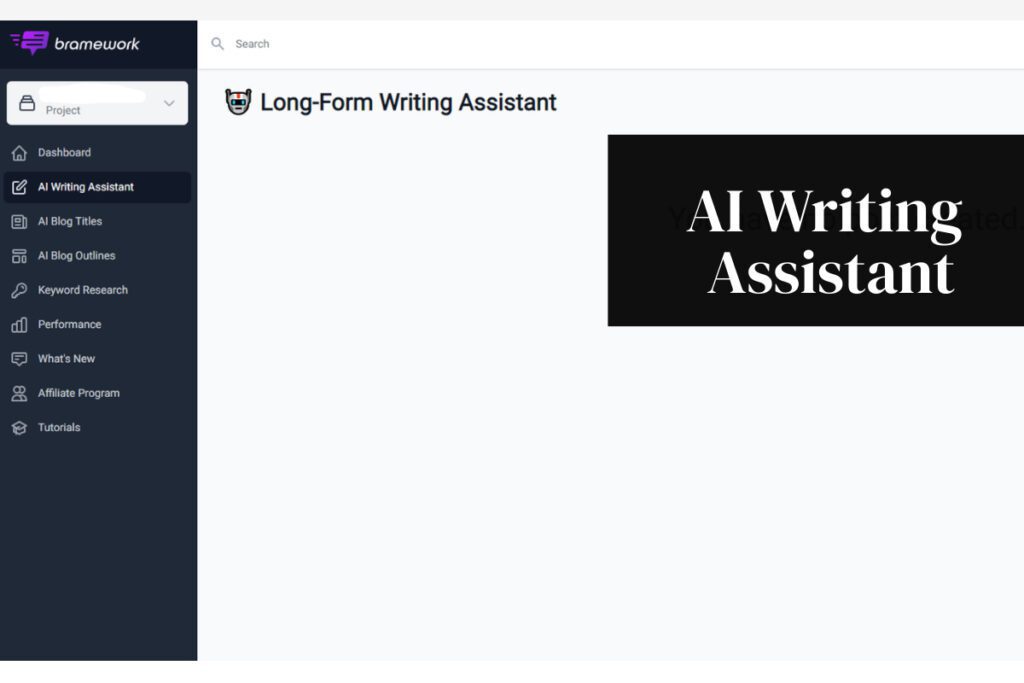 Bramework AI Writing Assistant